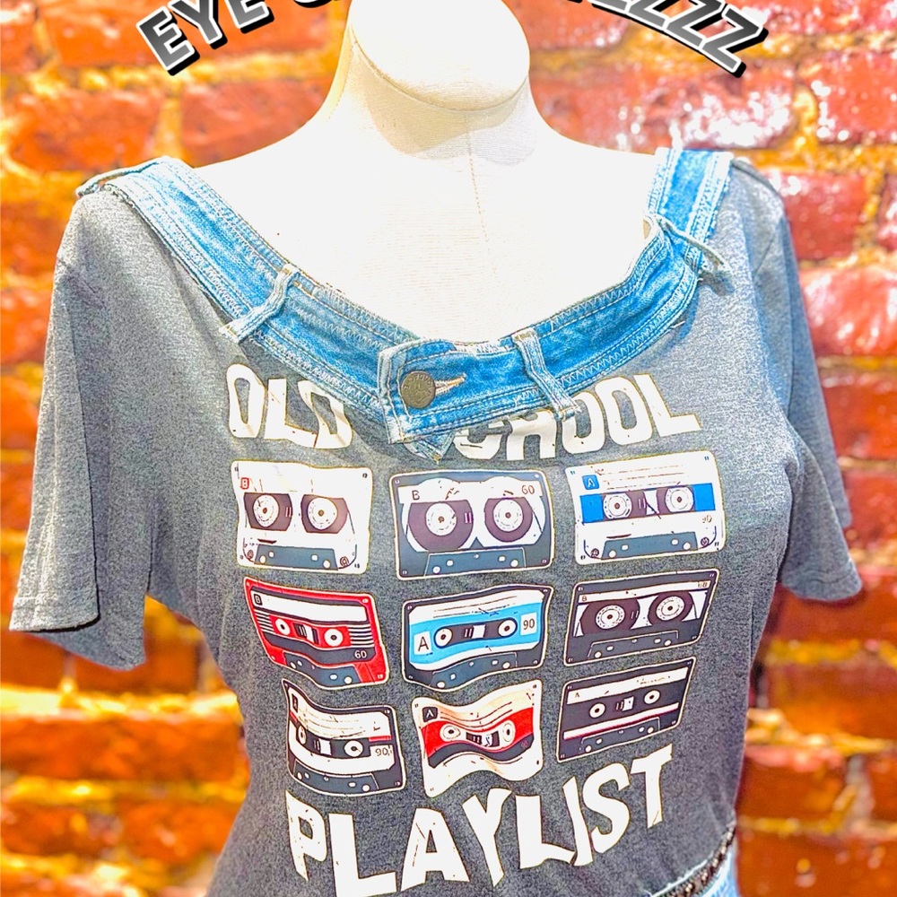 Old School Playlist Graphic Tee